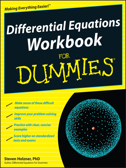 Title details for Differential Equations Workbook For Dummies by Steven Holzner - Available